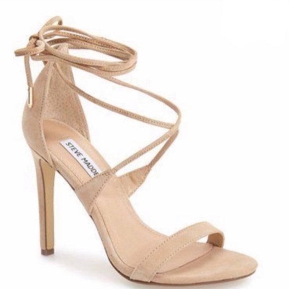 Steve Madden Heels Presidnt Heels Suede Heels Lace Up Heels Tie Up Heels - Picture 2 of 12